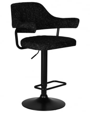 Стул барный DOBRIN CHARLY BLACK (черный твид (LEO18)) 2 шт_2