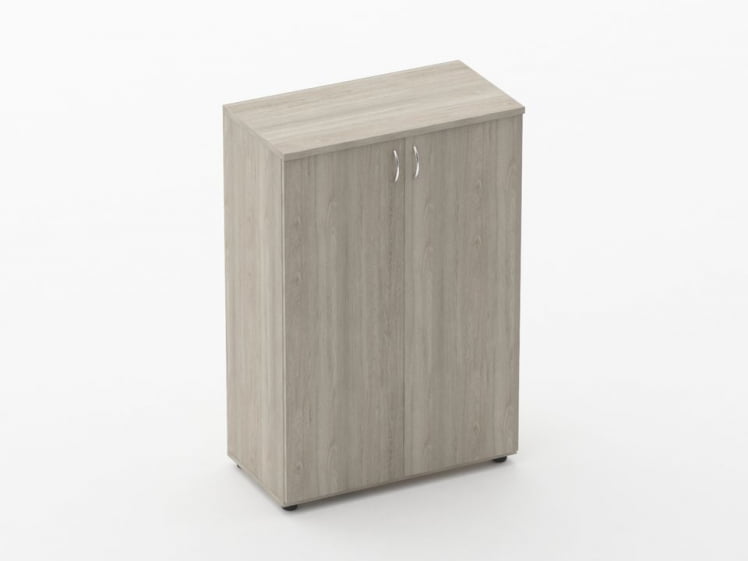 Шкаф средний закрытый Twin 16.14.101 Дуб Сантана светлый_0