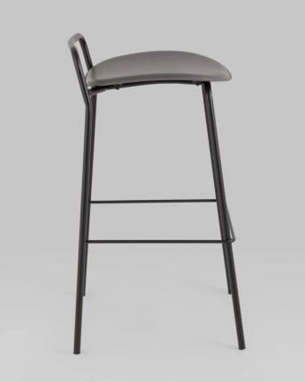 Стул барный Mantis экокожа темно-серый_1