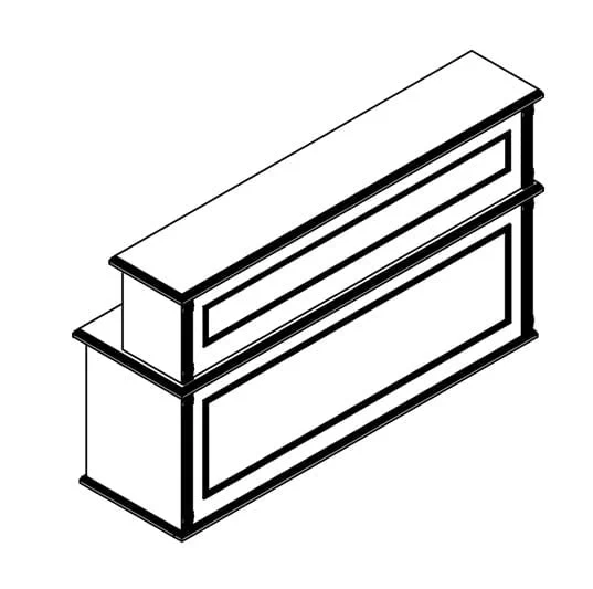 Стойка ресепшен RMS 200 Орех Даллас_5