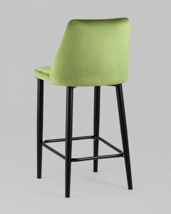 Стул полубарный Диего велюр Травяной_5