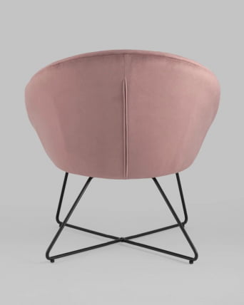 Кресло Колумбия велюр Пыльно-розовое_5