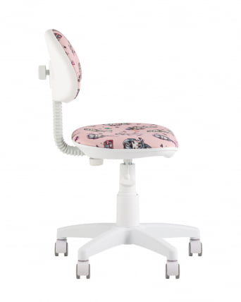 Кресло компьютерное детское УМКА Girls пластик белый_2