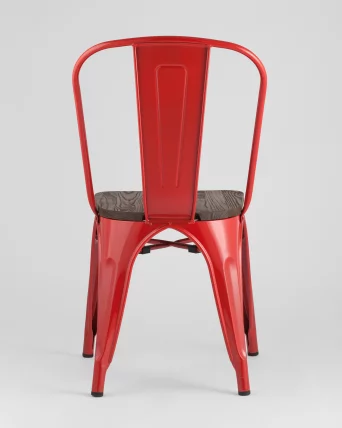 Стул Tolix Wood 850 Красный_5