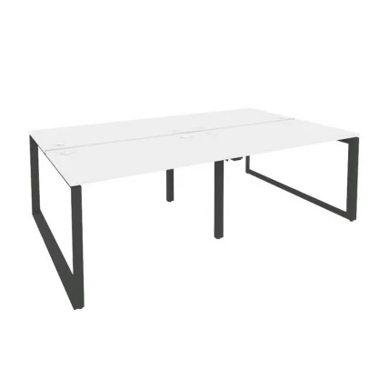 Рабочая станция на О-образном м/к ONIX O.MO-D.RS-4.2.7 Белый Бриллиант/Антрацит_0