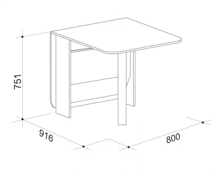 Стол-книжка Мечта 2 Венге / Дуб млечный_5
