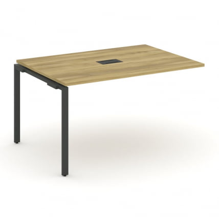 Проходной наборный элемент переговорного стола CONCEPT CN.NPRG-011 Дуб Винченцо Антрацит_0