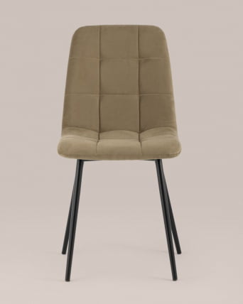 Стул Oliver велюр Капучино_2