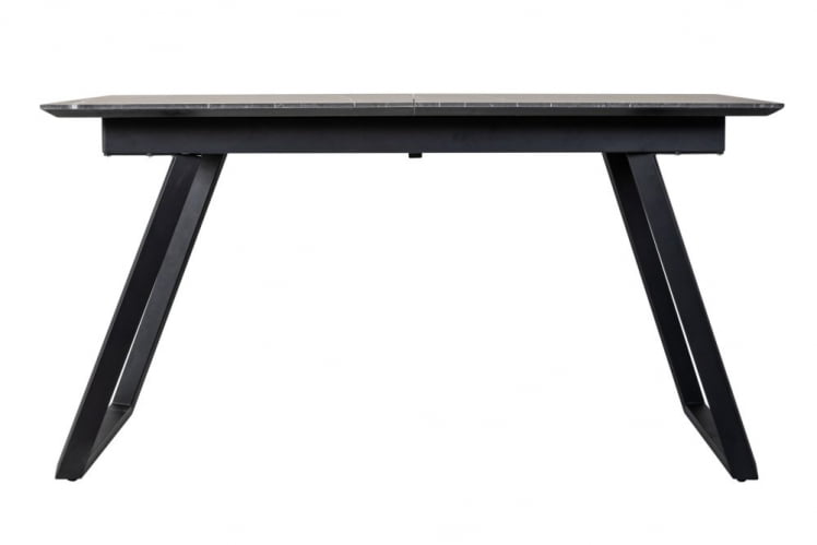 Стол Пеле раздвиж. 140-180 Темный мрамор/Бабочка_1