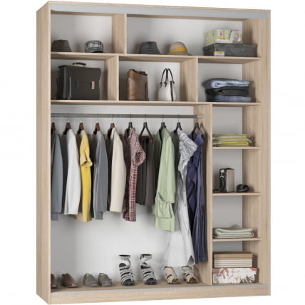 Шкаф-купе Б-230х180х60-1(ДСС-Белый-Д7Д7Д7) / B-230х180х60-1(ДСС-Белый-D7D7D7)_1