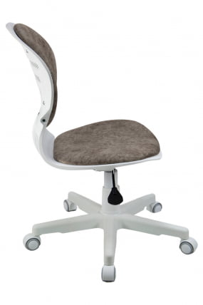 Кресло 1139 FW PL White велюр Bliss 07 шоколад_1