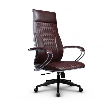 Кресло руководителя Metta L 1c 44B/K Комплект 6 Бордовое_0