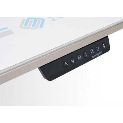 Стол для компьютера (для геймеров) с подставкой под клавиатуру и электрической регулировкой по высоте Eureka ERK-ED71-MW_13