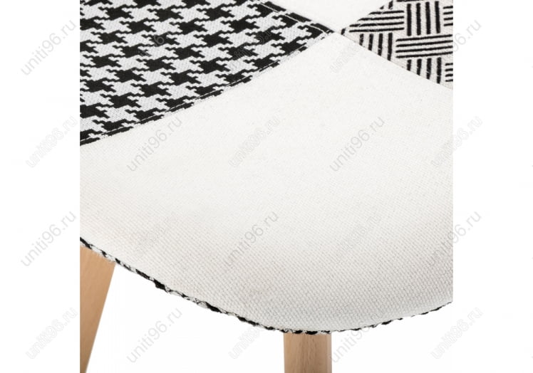 Стул деревянный Милле Черно-белое / Mille_8