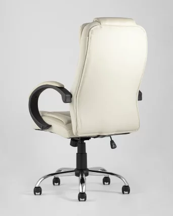 Кресло руководителя ТопЧаирс Атлант Бежевое / TopChairs Atlant_5