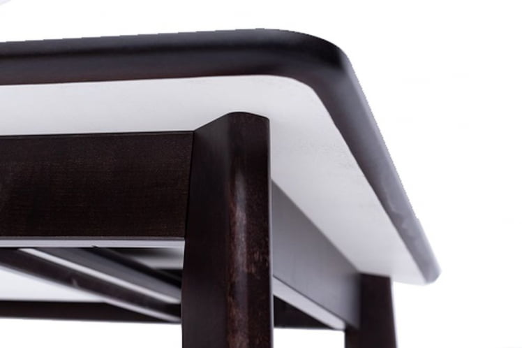 Стол обеденный Пегас Plus 160x95 Эмаль белая Морилка Дуб золотой_8