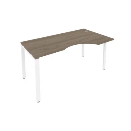 Стол письменный METAL SYSTEM Б.СА-1 Пр Вяз/Белый_0