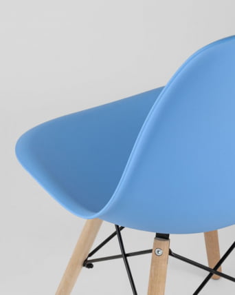 Стул Еамес Стиле ДСВ голубой (разборный каркас) / Eames Style DSW_8