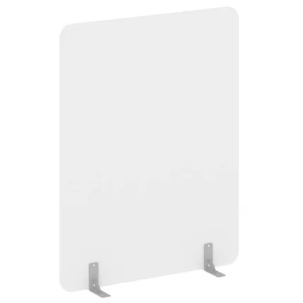 Перегородки на металлических опорах на фетровых подпятниках R-line DP.F-140-180 Белый Бриллиант_0