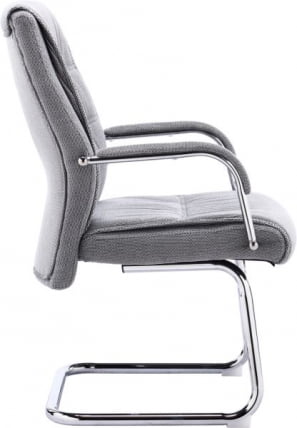 Кресло для посетителей Еверпроф Бонд CФ Ткань Серый / Everprof Bond CF_4