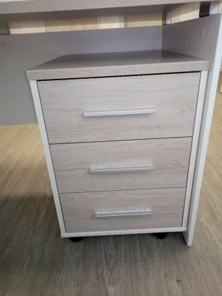 Тумба подкатная Deka 9.05.01 Дуб Сантана светлый/Белый_10