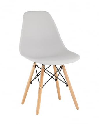 Стул Еамес Стиле ДСВ светло-серый (разборный каркас) / Eames Style DSW_0