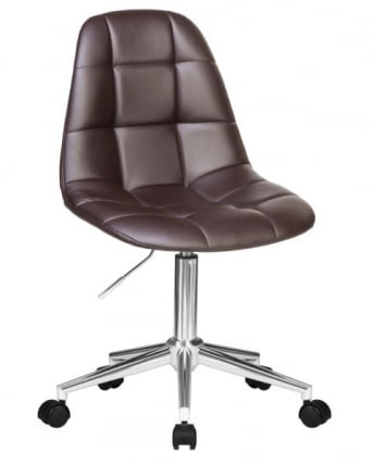 Офисное кресло для персонала DOBRIN MONTY (коричневый) 2 шт_1