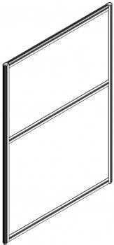 Перегородка 1300 мм RAND RP130SS140 Серый_0