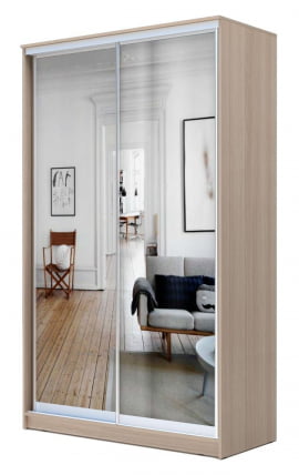 Шкаф-купе Хит-24-14-55 Ясень шимо светлый_0