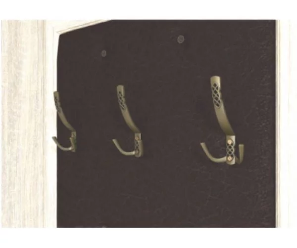 Вешалка Оскар-7 (А) Модена 01 Дуб сонома светлый Кожа крем_2