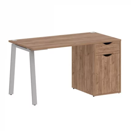 Стол письменный HOME OFFICE VR.SP-3-138.1.A Дуб Табак/Серый металл_0