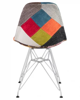 Стул обеденный DOBRIN DSR ножки хром Мозайка_4