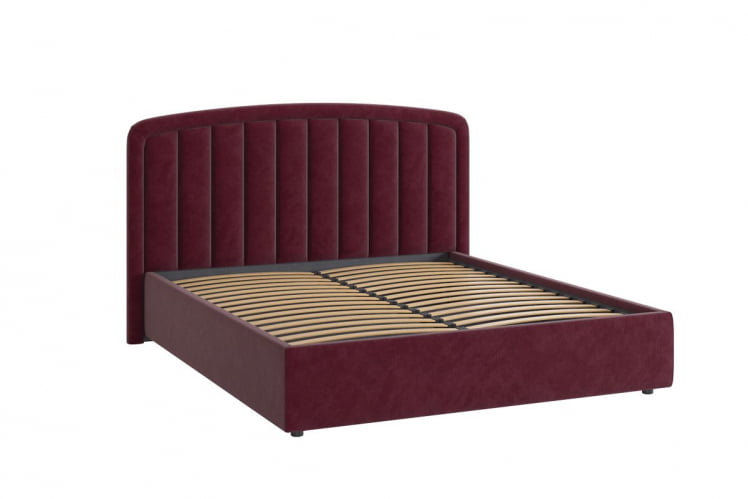 Кровать 1.6 Сиена-2 KM1.6-14.2082 Бордо_1