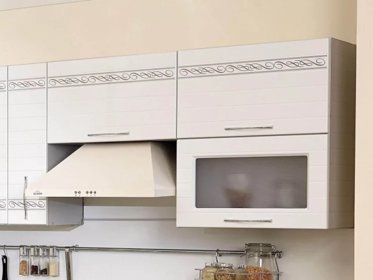 Кухонный гарнитур угловой Анастасия №7 Белый Капучино_4