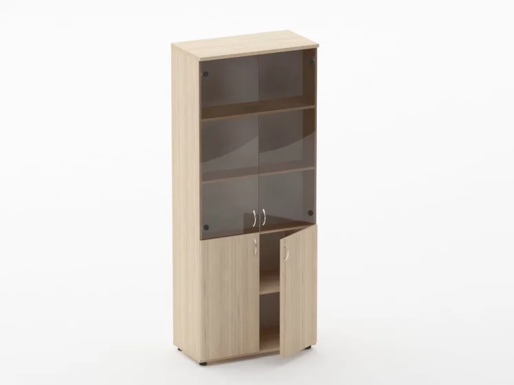 Шкаф высокий со стеклом Twin 16.16.131 Туя_1