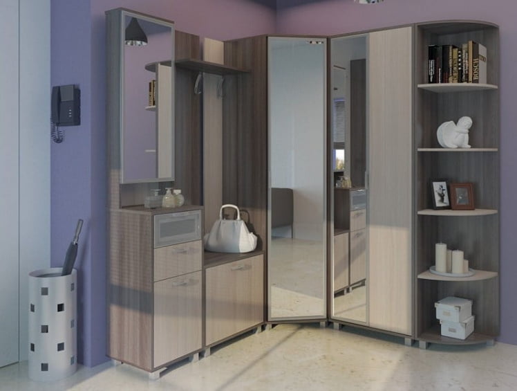 Вешалка WEST  600 Модуль 1 Венге/Дуб млечный_4