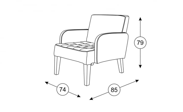 Кресло Квадро ТК 964 Зеленый_1