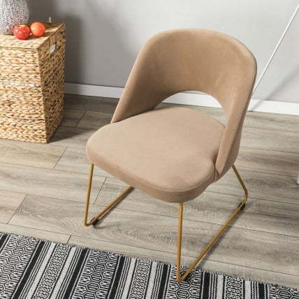 Кресло Ларс Диаг беиге/Линк золото / Lars Diag beige/Линк_8