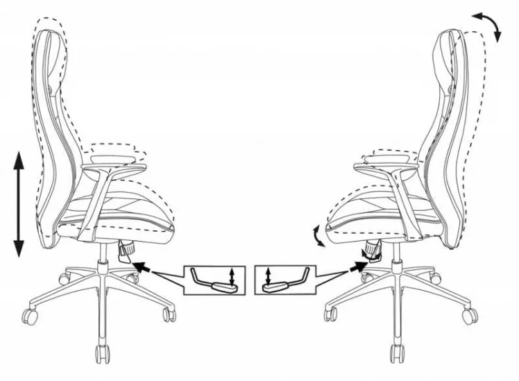 Кресло руководителя Бюрократ _Зен/Бровн / _Zen/Brown_6