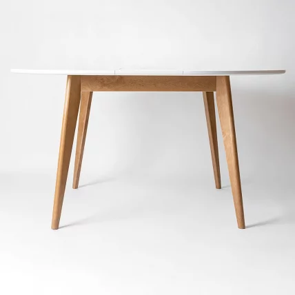 Стол обеденный Орион Plus 100x100 Эмаль белая_5