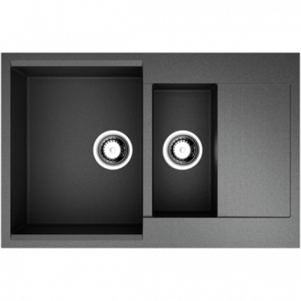 Мойка Omoikiri Daisen 78-2-Bl Artgranit/Черный_0