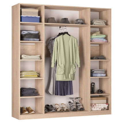 Шкаф распашный R-198х180х45-1-PO-M(ДСС-Белый)_1