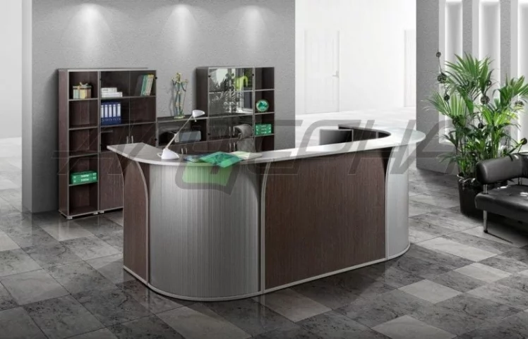 Стойка ресепшн Менеджер комплект №1 Ясень Шимо темный_0