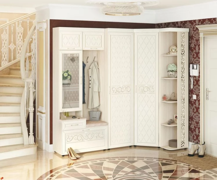 Стеллаж торцевой (лев/прав) Тиффани 47.15 Сосна Астрид Мелинга_7