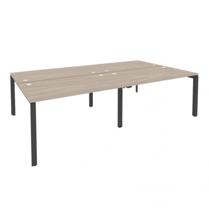 Рабочая станция на П-образном м/к ONIX O.MP-D.RS-4.3.8 Дуб Аттик/Антрацит_0