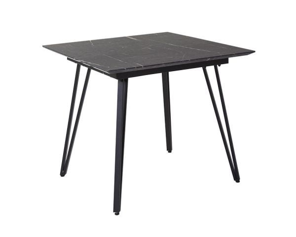 Стол Диего 960*960 мрамор графит со скосом_0