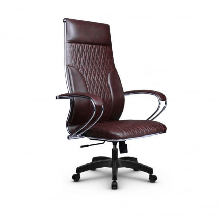 Кресло руководителя Metta L 1c 44B/K Комплект 4 Бордовое_0