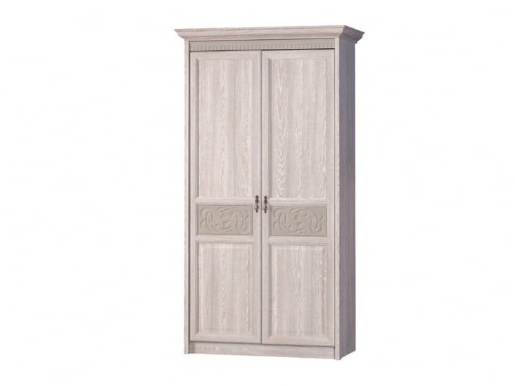 Шкаф двухдверный Лючия 181 Дуб Оксфорд серый_0