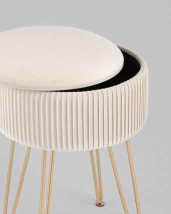 Пуф-столик Астор бежевый_3