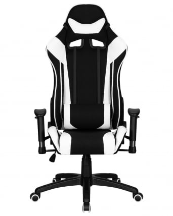 Кресло игровое DOBRIN DALLAS (черно-белый)_5
